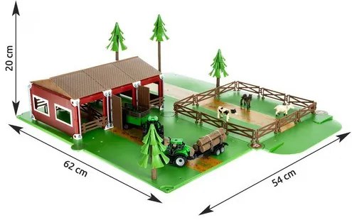 Farm állatokkal + 2 farmautó 22404