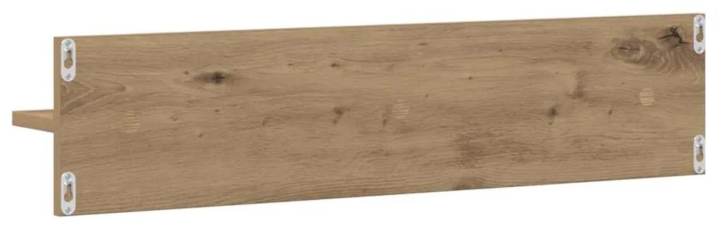 Falpolcok 2 pcs kézműves tölgy 80 x 11.5 x 18 cm Faanyag