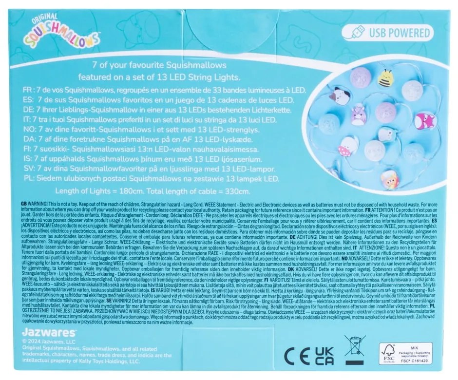 Gyerek lámpa Fizz – SQUISHMALLOWS