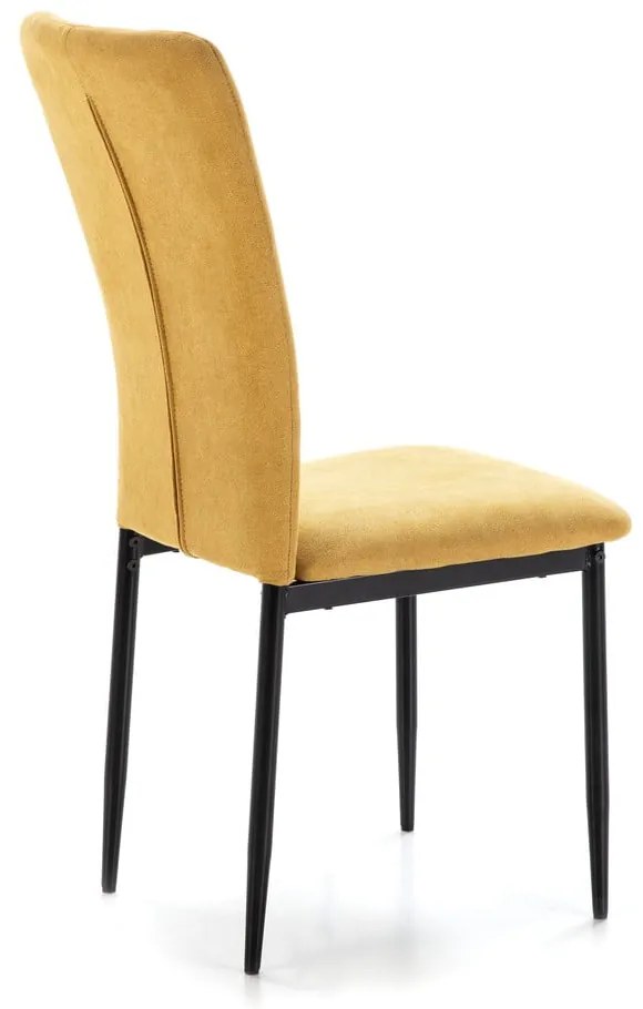 Mustársárga étkezőszék szett 4 db-os Holly – Marckeric