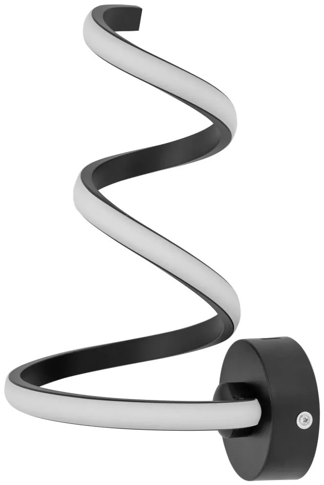 Stílusos lámpatest modern dizájnnal Crna