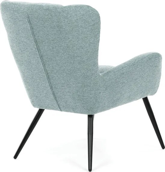 Fotel (füles), kék, szövet, AK-H9206 BLUE2