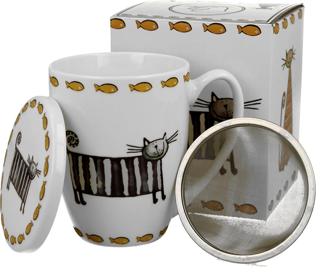 Bögre Befőzővel És Fedővel Classic Cats 350ML