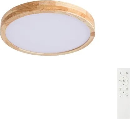 Brilagi - Fényerőszabályozható LED lámpatest WOODLINE LED/48W/230V 3000-6000K tölgy átm. 40 cm + távirányító