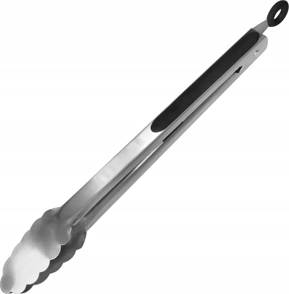 Grillfogó Ezüst Rozsdamentes Acél 34 CM Konyhai