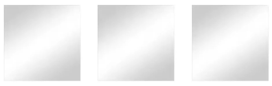 Fali tükör szett 3 db-os 30x30 cm – MSV