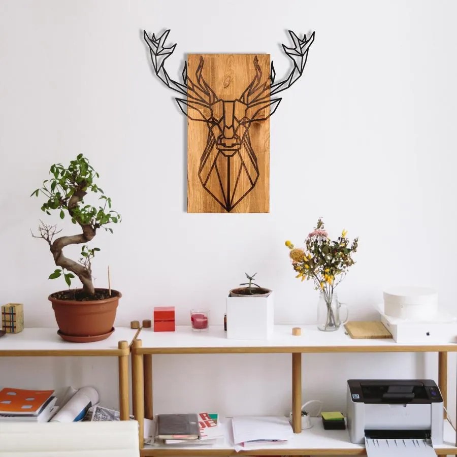 Fa fali dekoráció, Deer