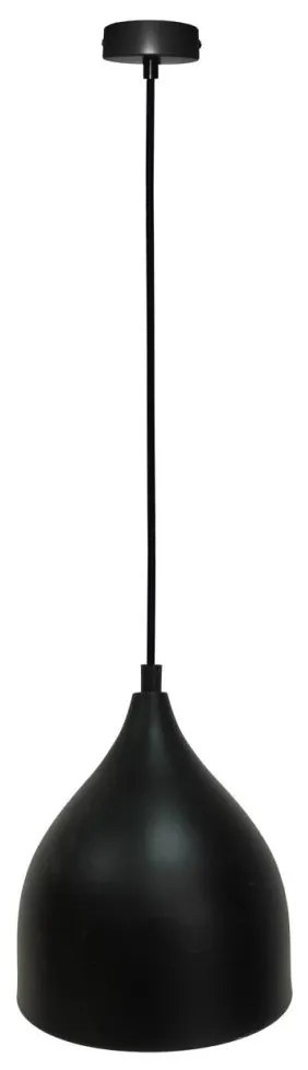 Csillár zsinóron YSTAD 1xE27/40W/230V fekete