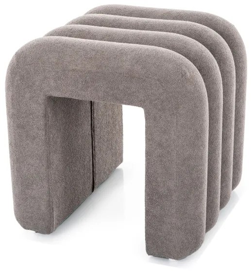 Szürke designer taburet TICA
