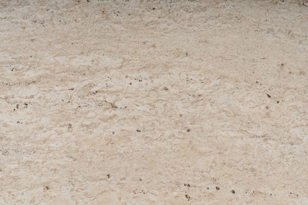 Dohányzóasztal Asude - Fekete, Travertine