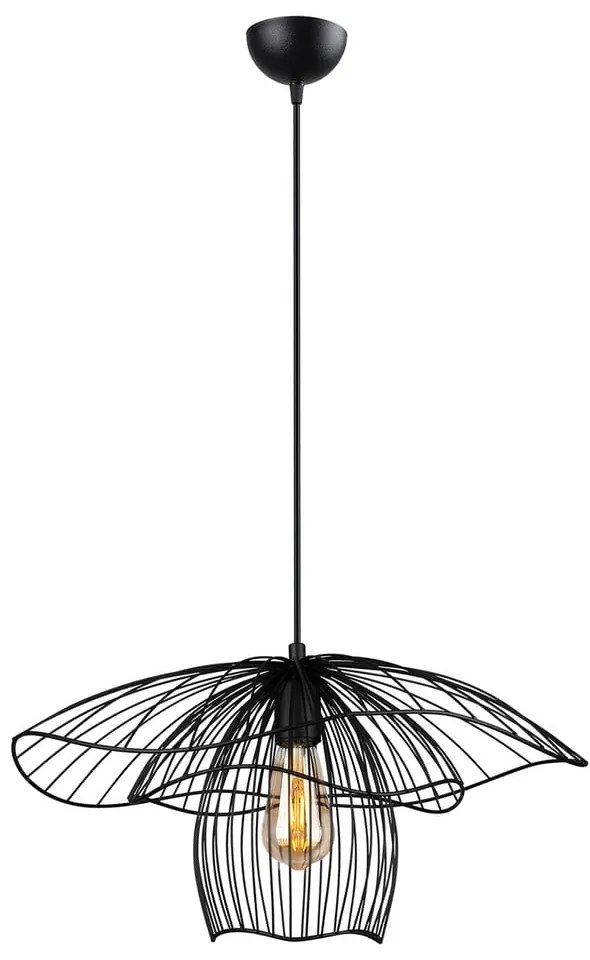 Root fekete függőlámpa, magasság 123 cm - Squid Lighting