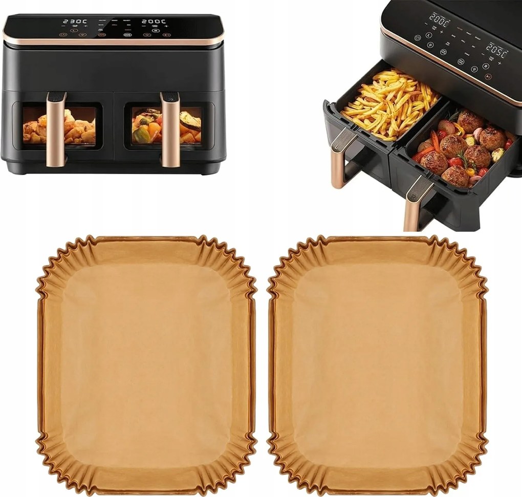 Papírbetét Zsírmentes Olajsütőhöz Air Fryer 120X