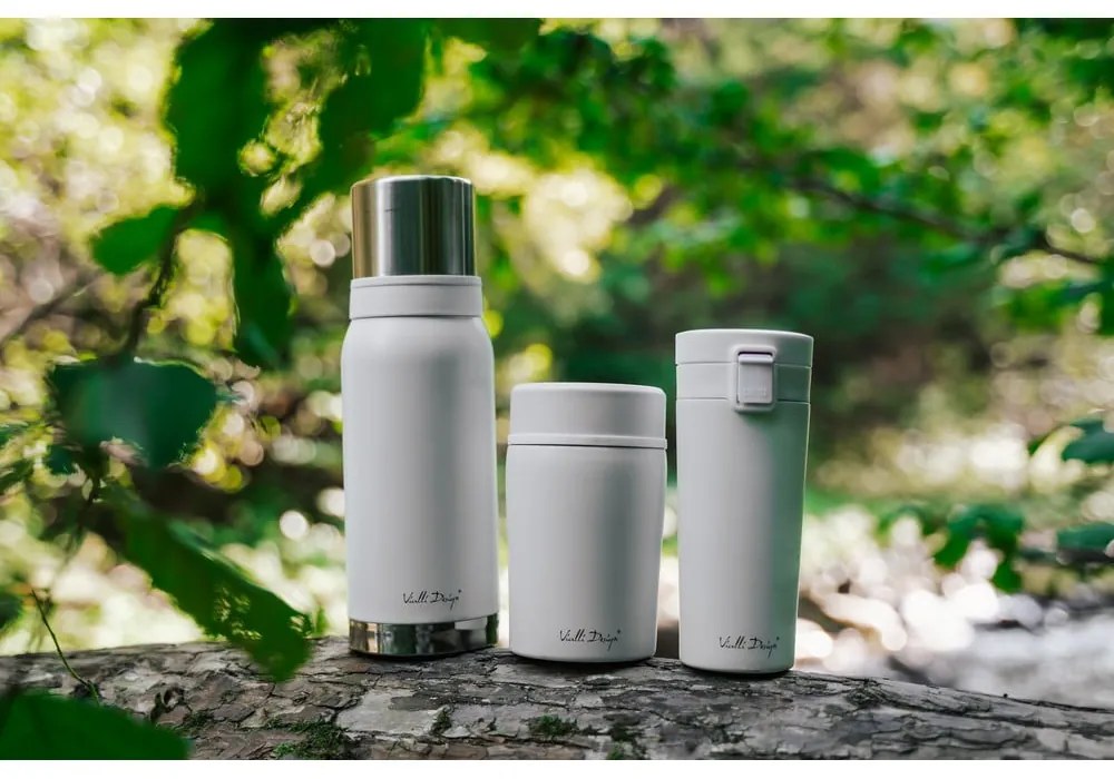 Fuori fehér thermo utazóbögre, 400 ml - Vialli Design