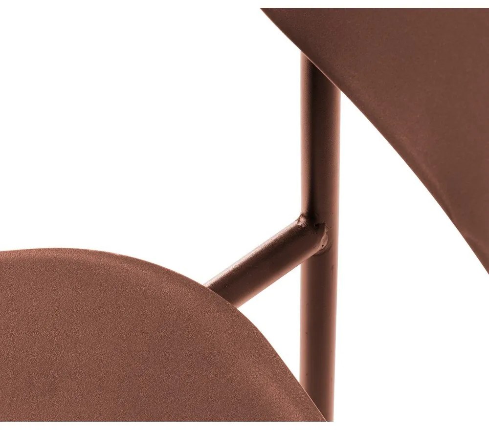 Terrakotta színű étkezőszék szett 2 db-os Kirkland – Unique Furniture