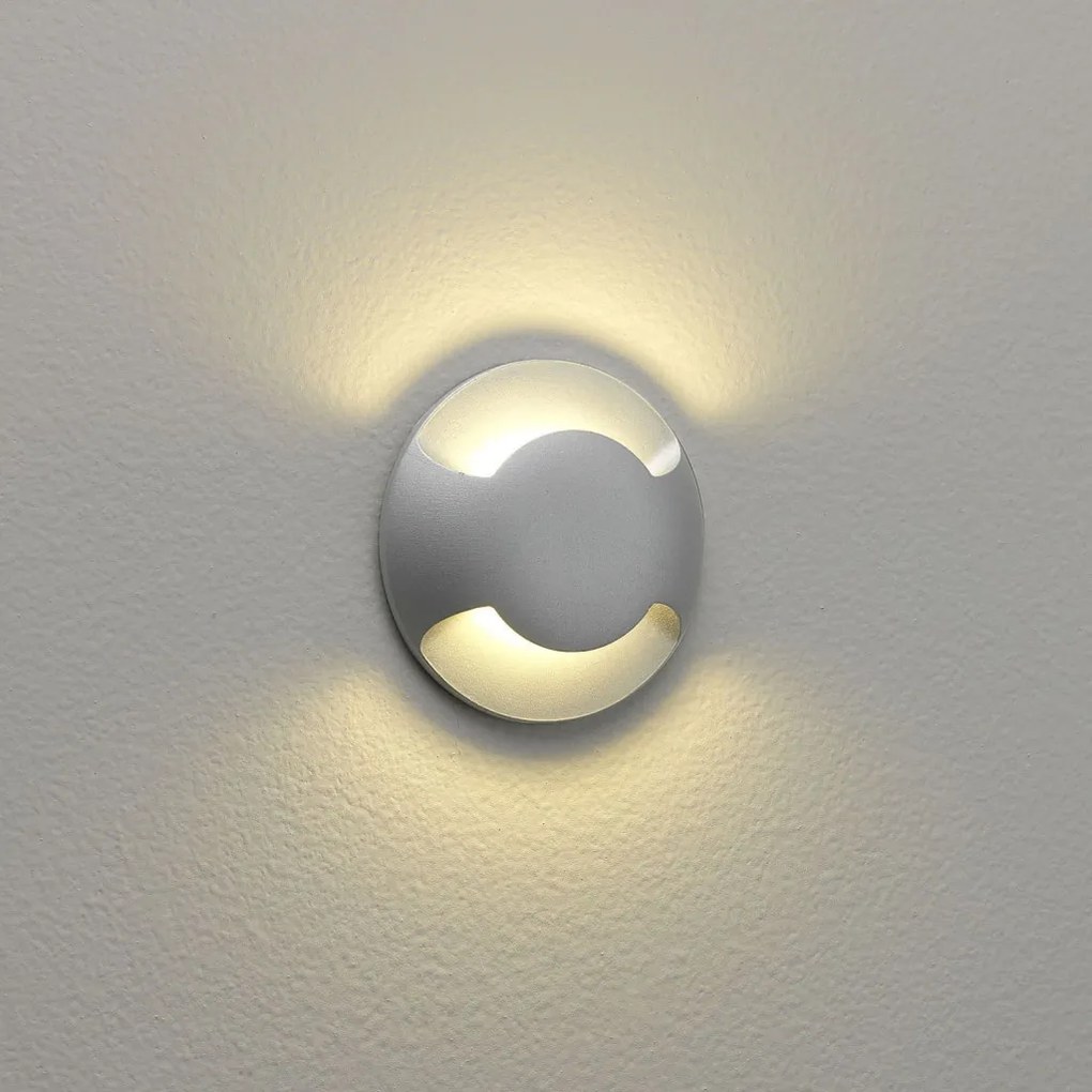 ASTRO LIGHTING 1202005 BEAM Modern Kültéri Fali Lámpa Ezüst Matt LED IP67