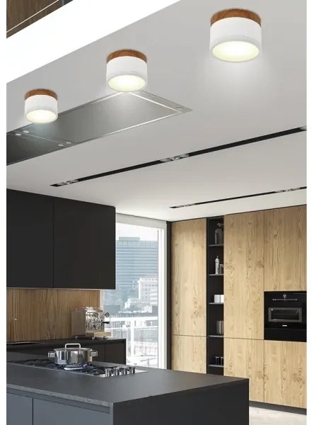 LED Mennyezeti lámpa TUBA LED/9W/230V fehér/bézs