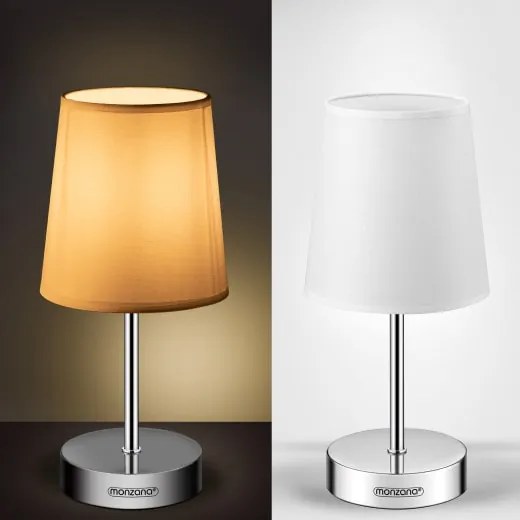 monzana® Lumiere asztali lámpa 32x13x13 cm - fehér