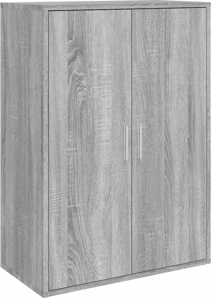 vidaXL szürke sonoma színű szerelt fa tálalószekrény 60 x 31 x 84 cm