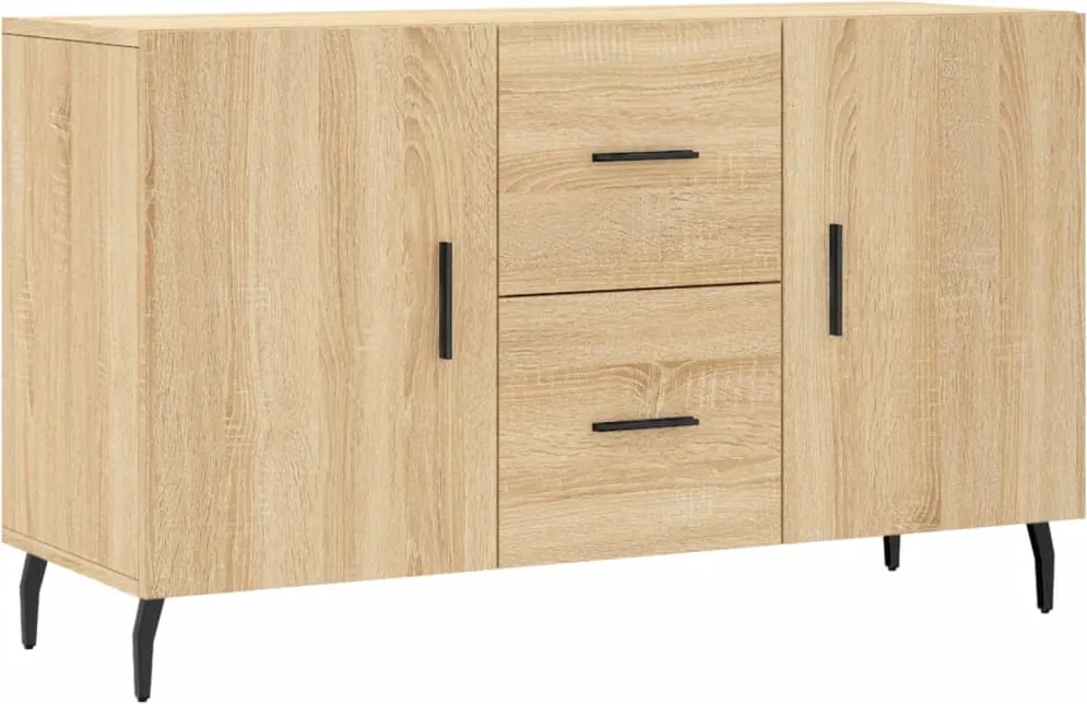 vidaXL sonoma tölgy színű szerelt fa tálalószekrény 100 x 36 x 60 cm