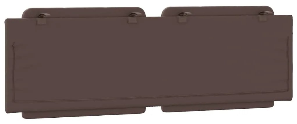 barna műbőr fejtámla párna Zadar 160 cm