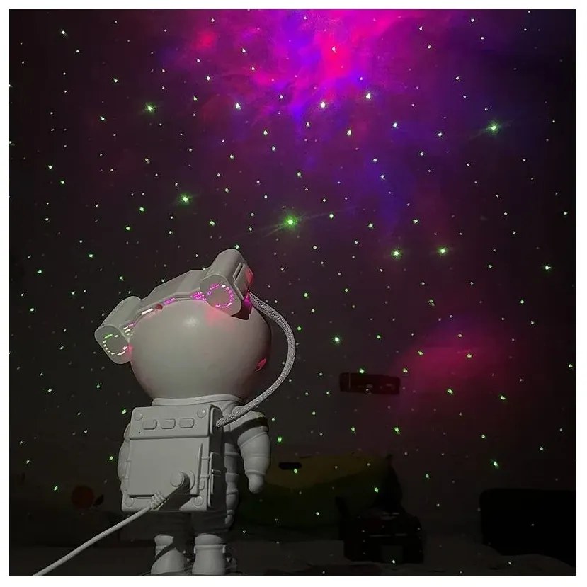 Űrhajós csillag projektor távirányítóval