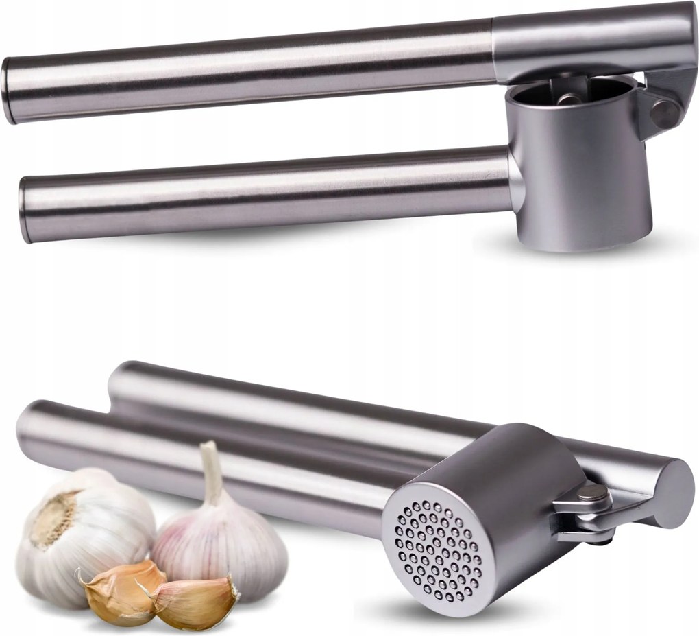 Fokhagymaprés Prágai Présgép Zúzó Rozsdamentes Acél