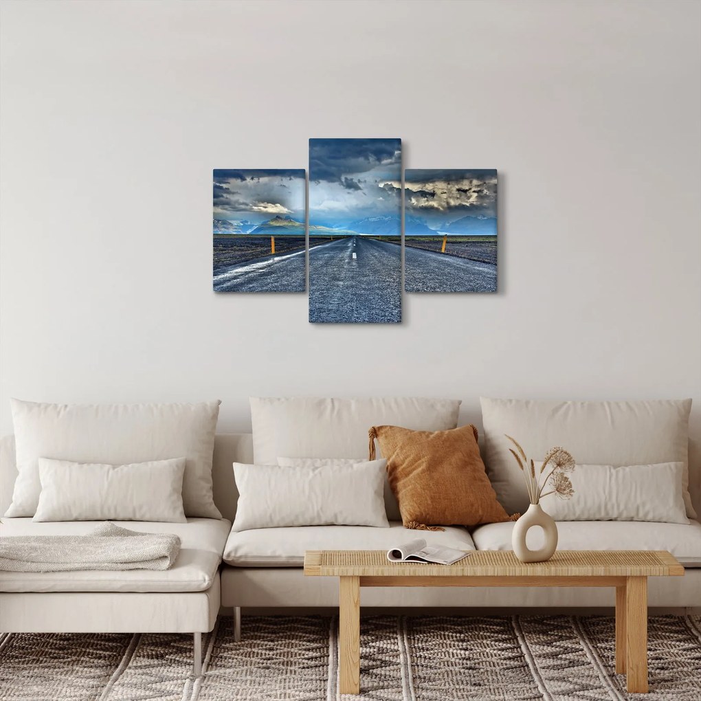 Kép egy viharról az úton (90x60 cm)
