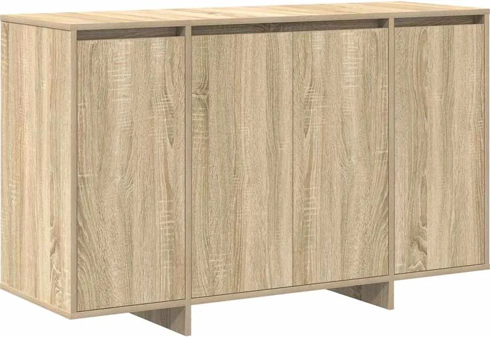 vidaXL Széf sonoma tölgy 120 x 41 x 75 cm Faanyag
