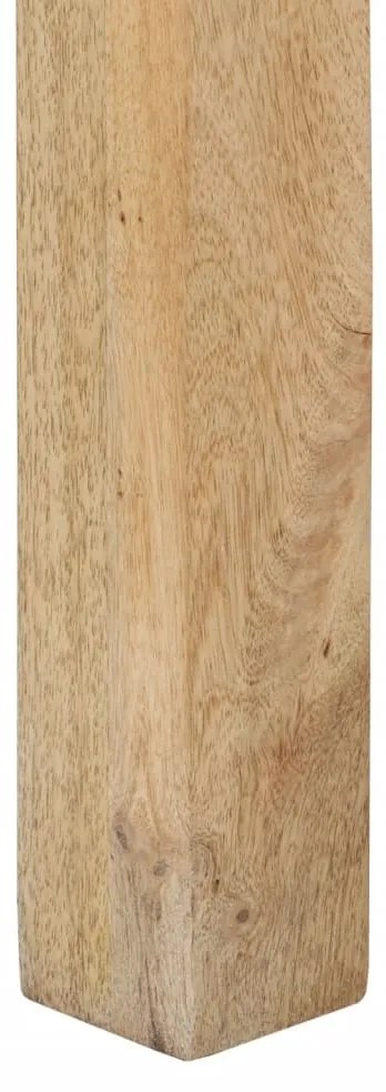 tömör fehérített mangófa konzolasztal 110 x 30 x 75 cm