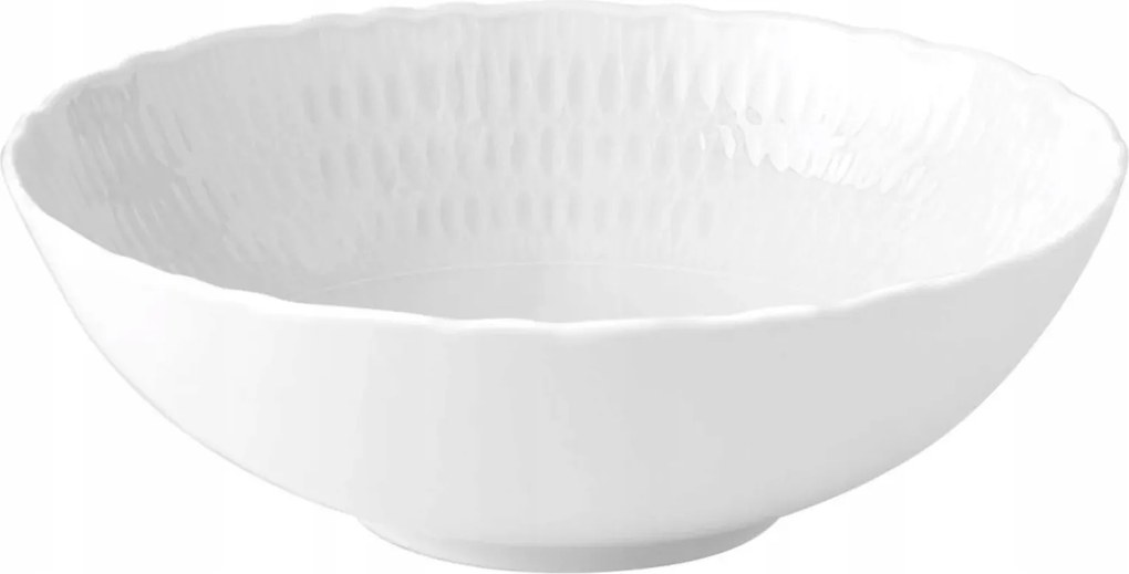 Saláta tálaló 26 cm Sofia Biała Ćmielów