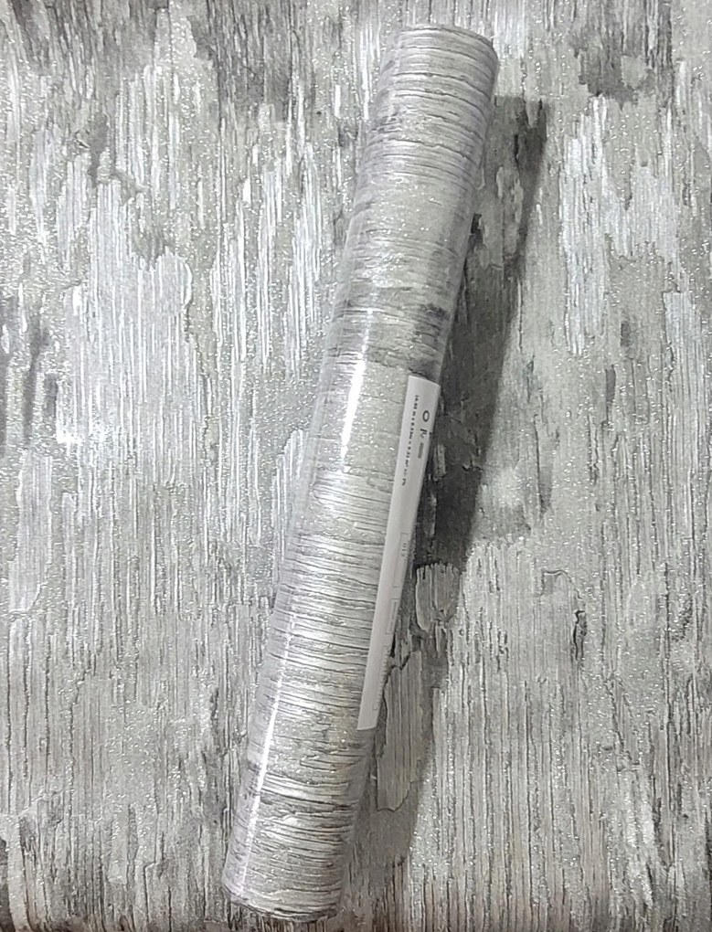 Fali tapéta, dekoratív motívum, ezüst csillámok, Dj241502