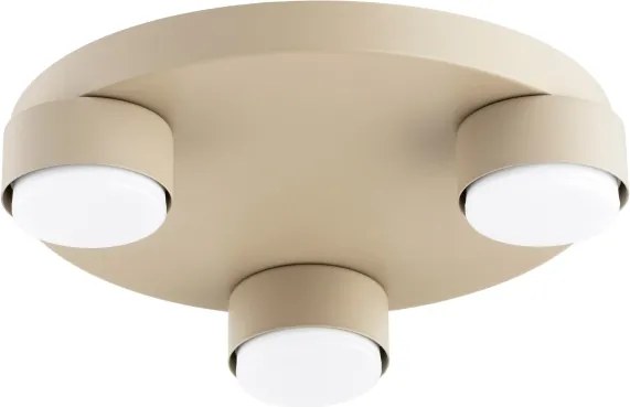 Brilagi-LED RGB, dimmelhető mennyezeti lámpa MONO, 3×GX53/14W, 230V, Wi‑Fi Tuya, átm. 30 cm, bézs