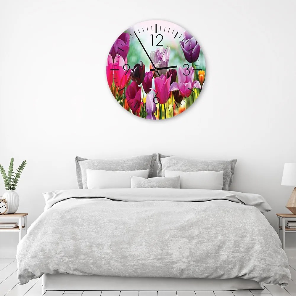 Gario Falióra Színes tulipánok Méret: 80 x 80 cm