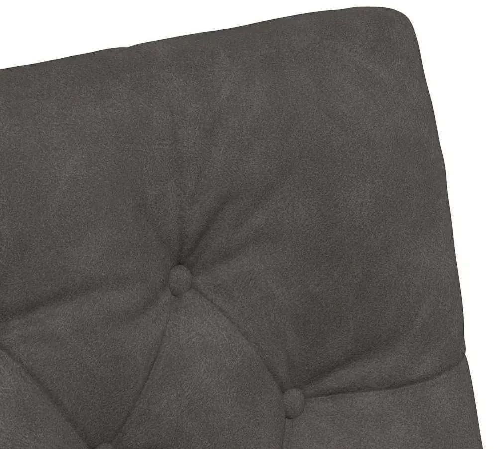 Kerekes Étkező Székek 2 pcs Fekete 58 x 67 x 97 cm Műbőr