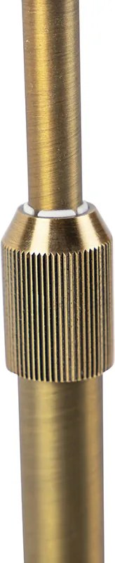 Bronz asztali lámpa bronz bársonyernyővel 35 cm - Parte