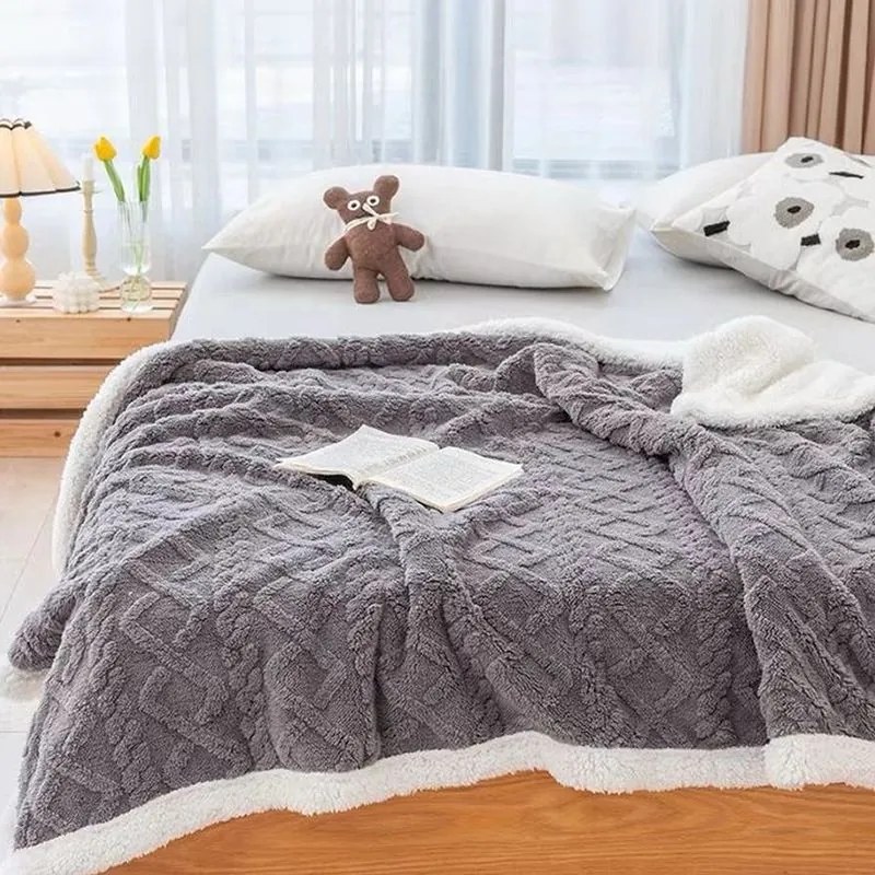 Meleg bárány takaró Homa KOBELA GREY