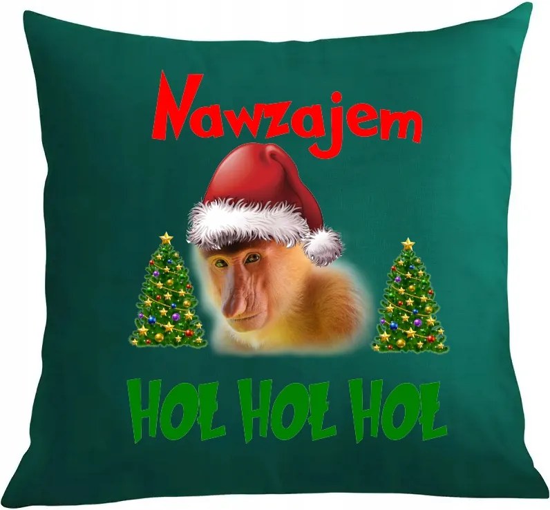 Párna párnahuzat nyomott mintás Karácsonyi viselet