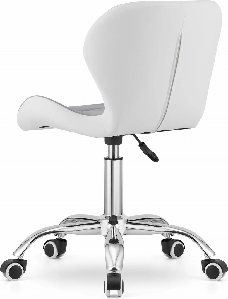 AKCIÓ Szürke-fehér irodai szék AVOLA műbőrből II. osztály