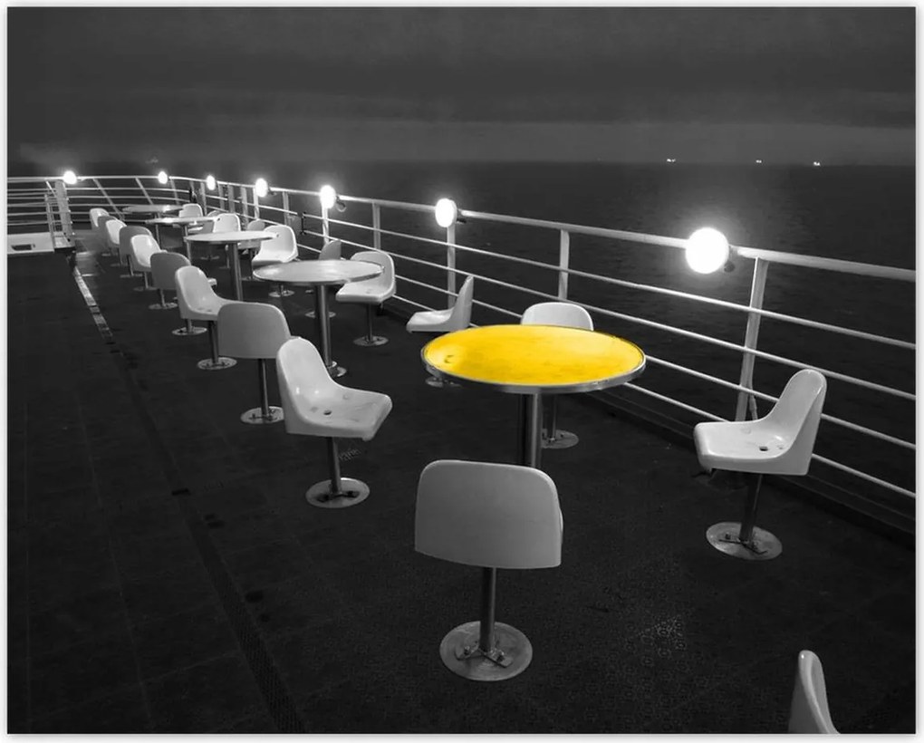 Poszterek 50x40 Sárga dohányzóasztal