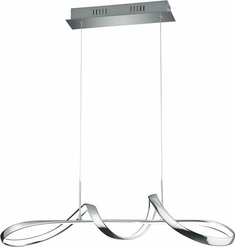 TRIO R37091106 PERUGIA Modern Led Függesztett Lámpa Ezüst LED IP20
