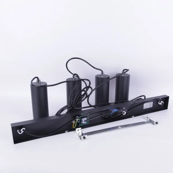 Globo 57911-4HB - ROBBY 4xGU10/35W/230V fekete függeszték