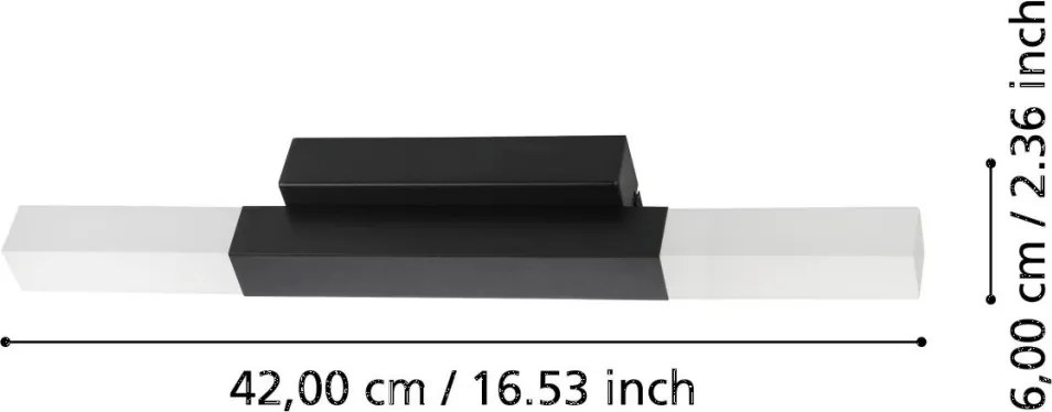 Eglo ALCUDIA 900617 Fali lámpa 2x5,5W/LED 3000K 1200LM IP44