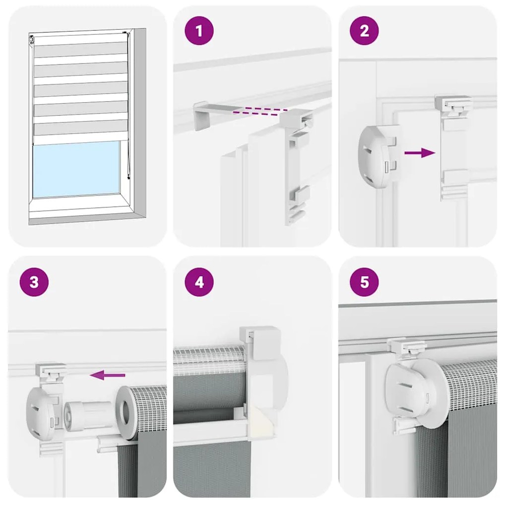 zebrafüggönnyel fekete szövetszélesség 80,9 cm poliészter