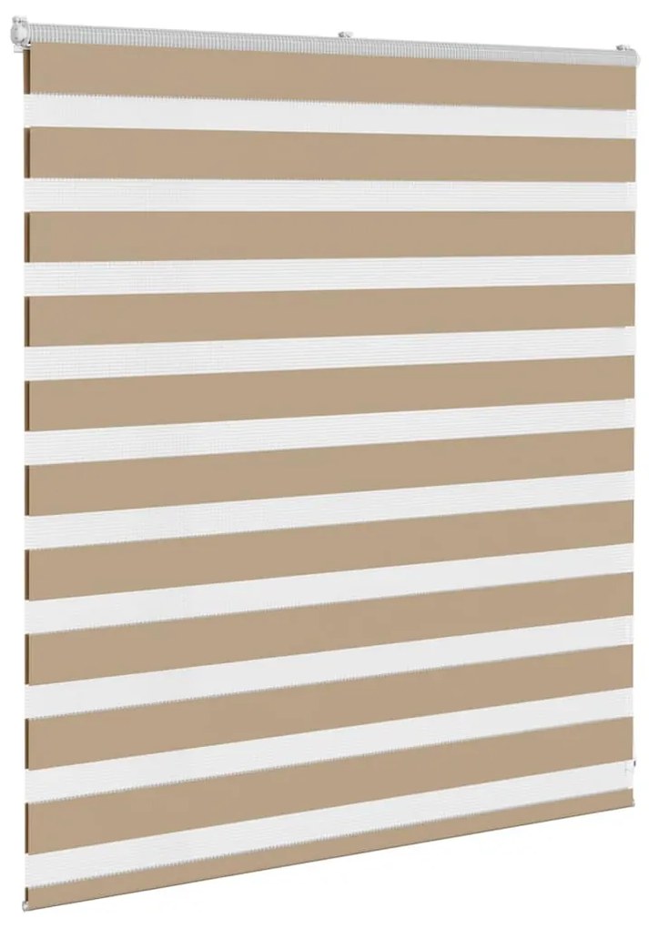 zebrafüggönnyel homokbarna szövetszélesség 130,9 cm poliészter