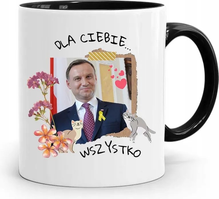 Fekete Bögre Elnök Andrádó Duda Neked