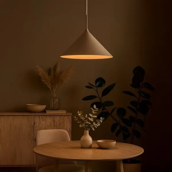 Zsinóros csillár CAPITAL 1xGX53/15W/230V, Ø 46 cm, taupe