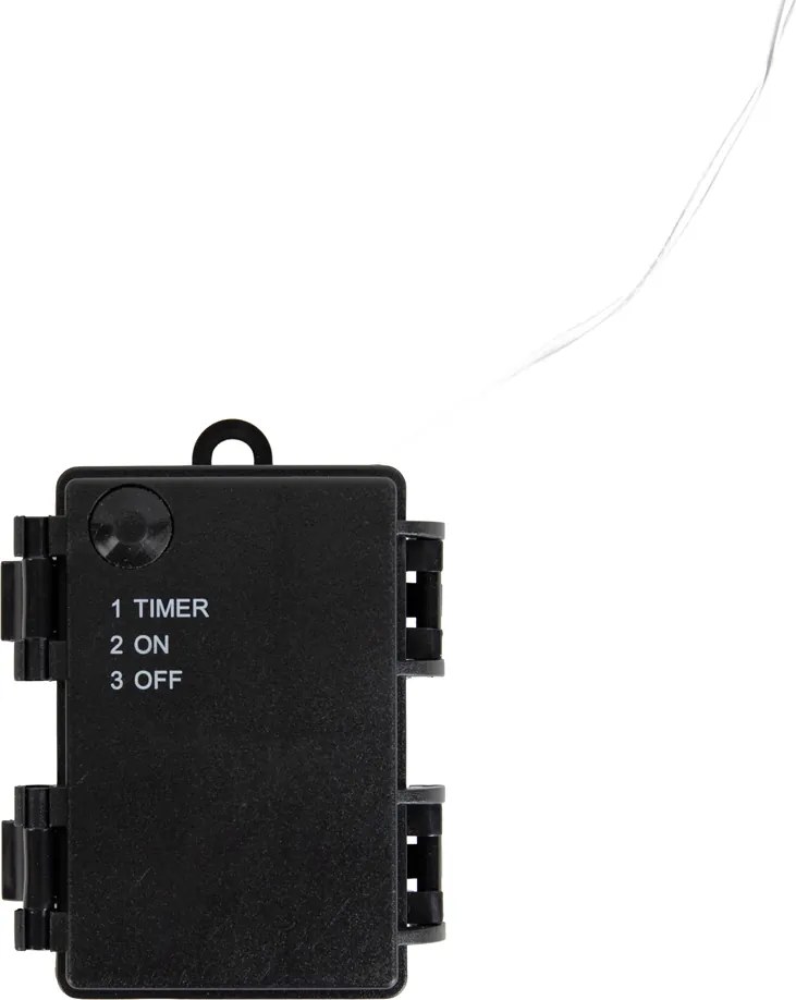 Karácsonyi neon leszúrható fény piros cukorbot LED-del, időzítővel IP44 - Fura