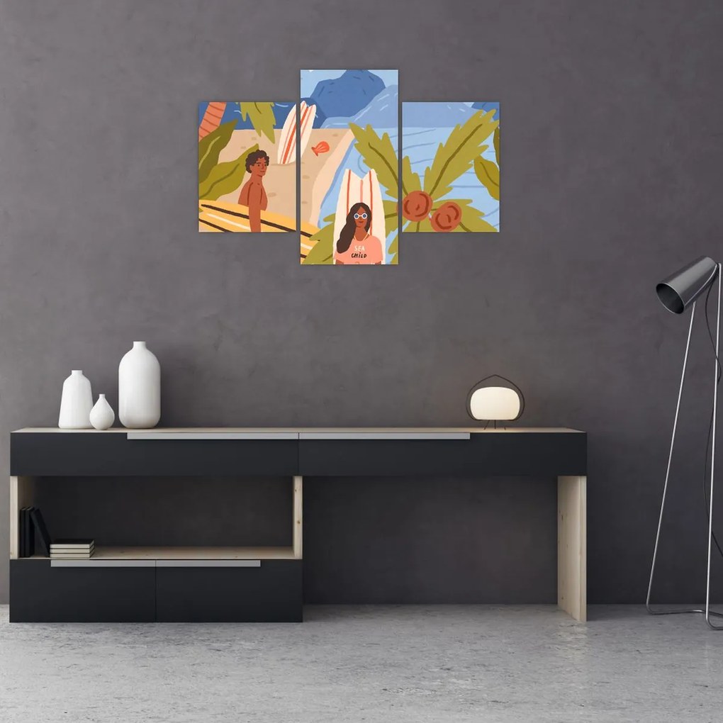 Kép - Élvezd az életed (90x60 cm)