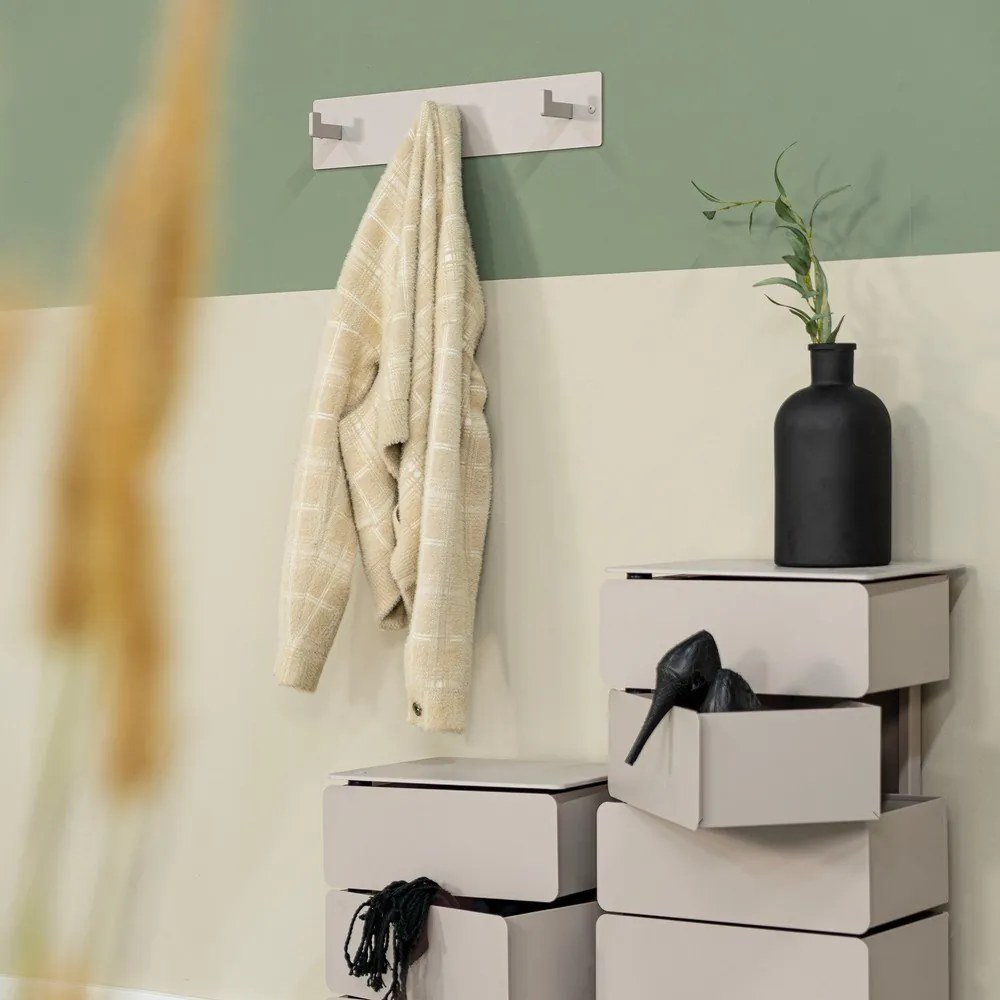 Szürke-bézs fém fali fogas Leatherman – Spinder Design