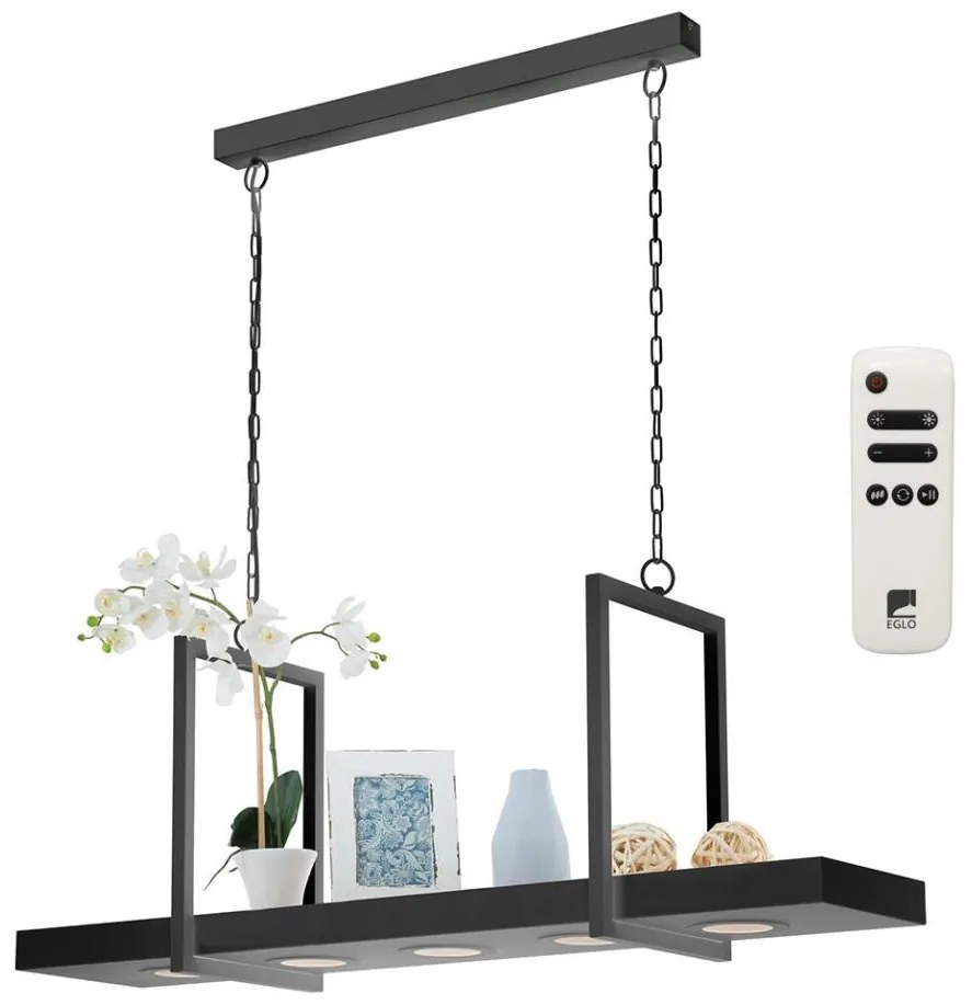 Eglo 39348 - LED RGB Szabályozható csillár láncon CALAMONA 5xLED/6W/230V + távirányító